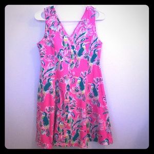 Lilly Pulitzer Toucan-Can Dahlia Dress- VGUC